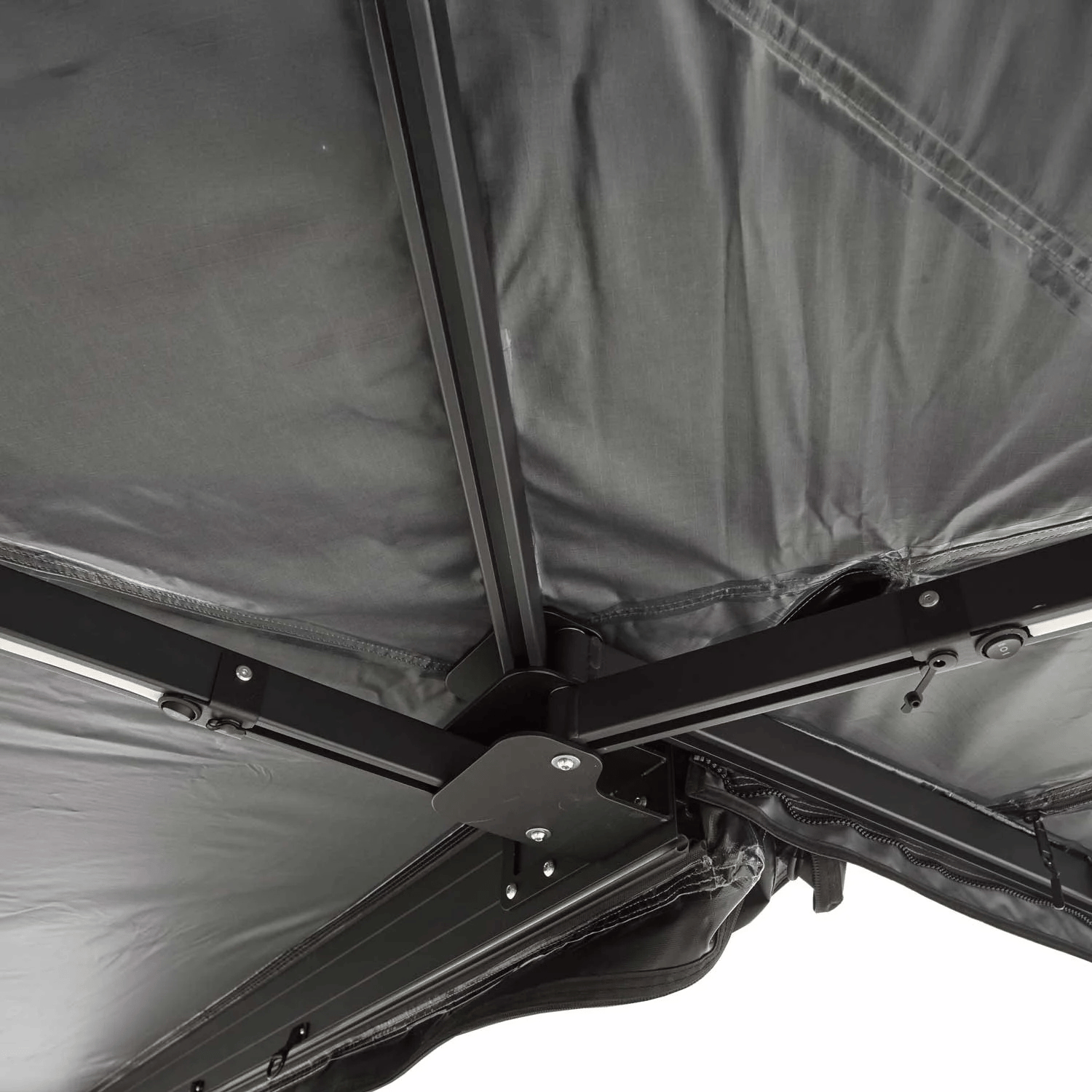 270° LEAF self-supporting awning gray - Vickywood