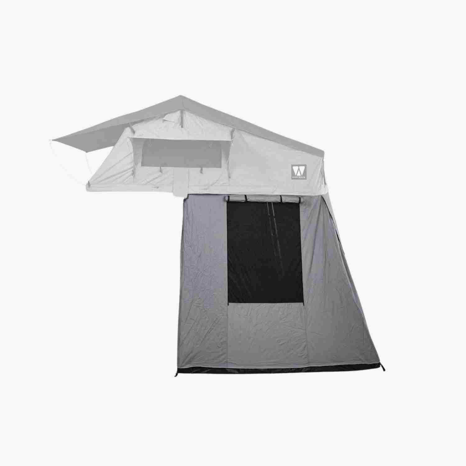 Auvent tente de toit Vickywood | Balsa Light 140 | 1,8m | Gris