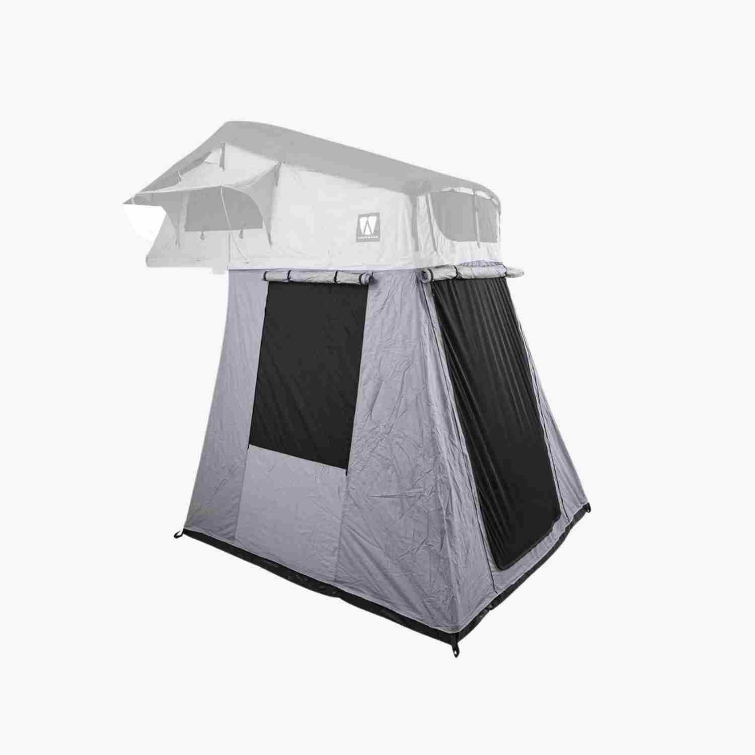 Auvent tente de toit Vickywood | Balsa Light 140 | 1,8m | Gris