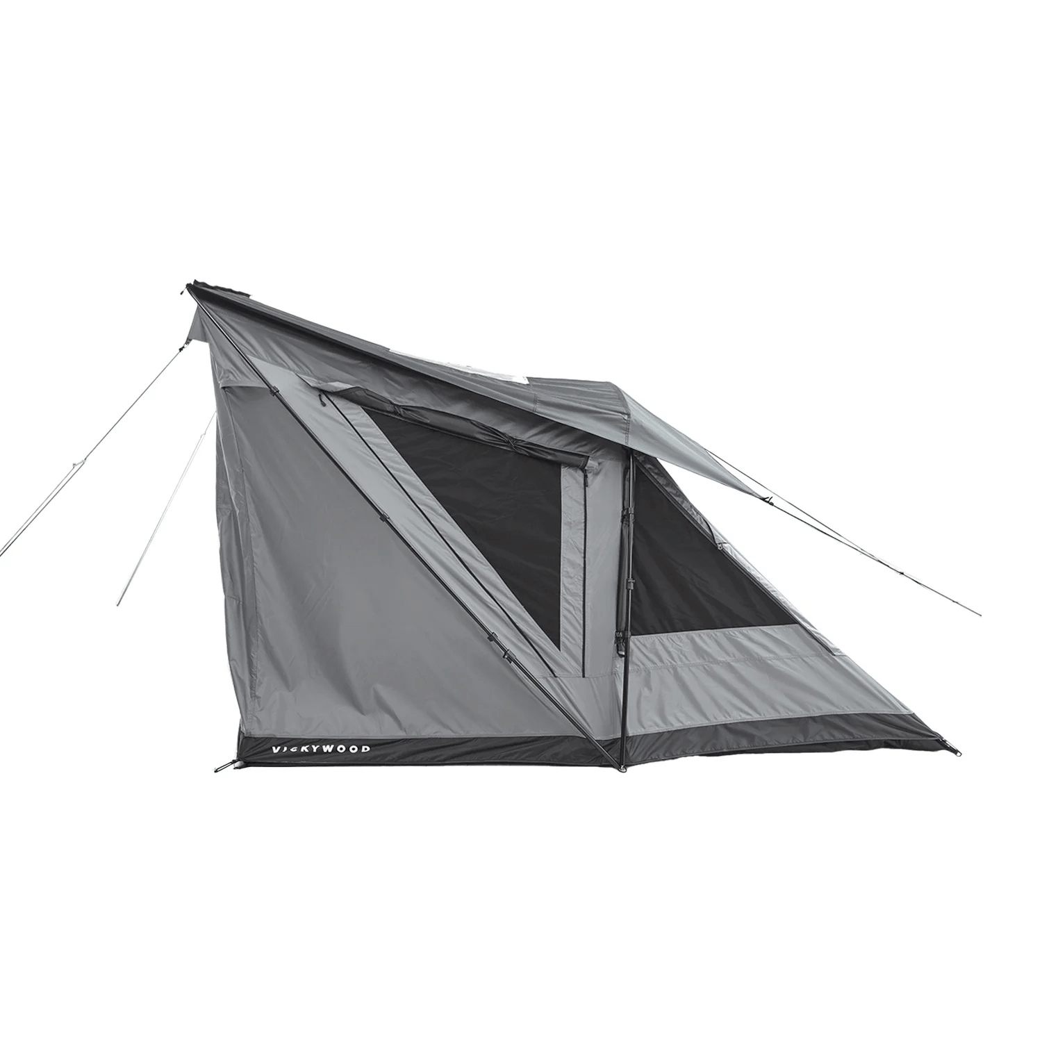 Self-supporting tent space for individual wall for side awning Vickywood