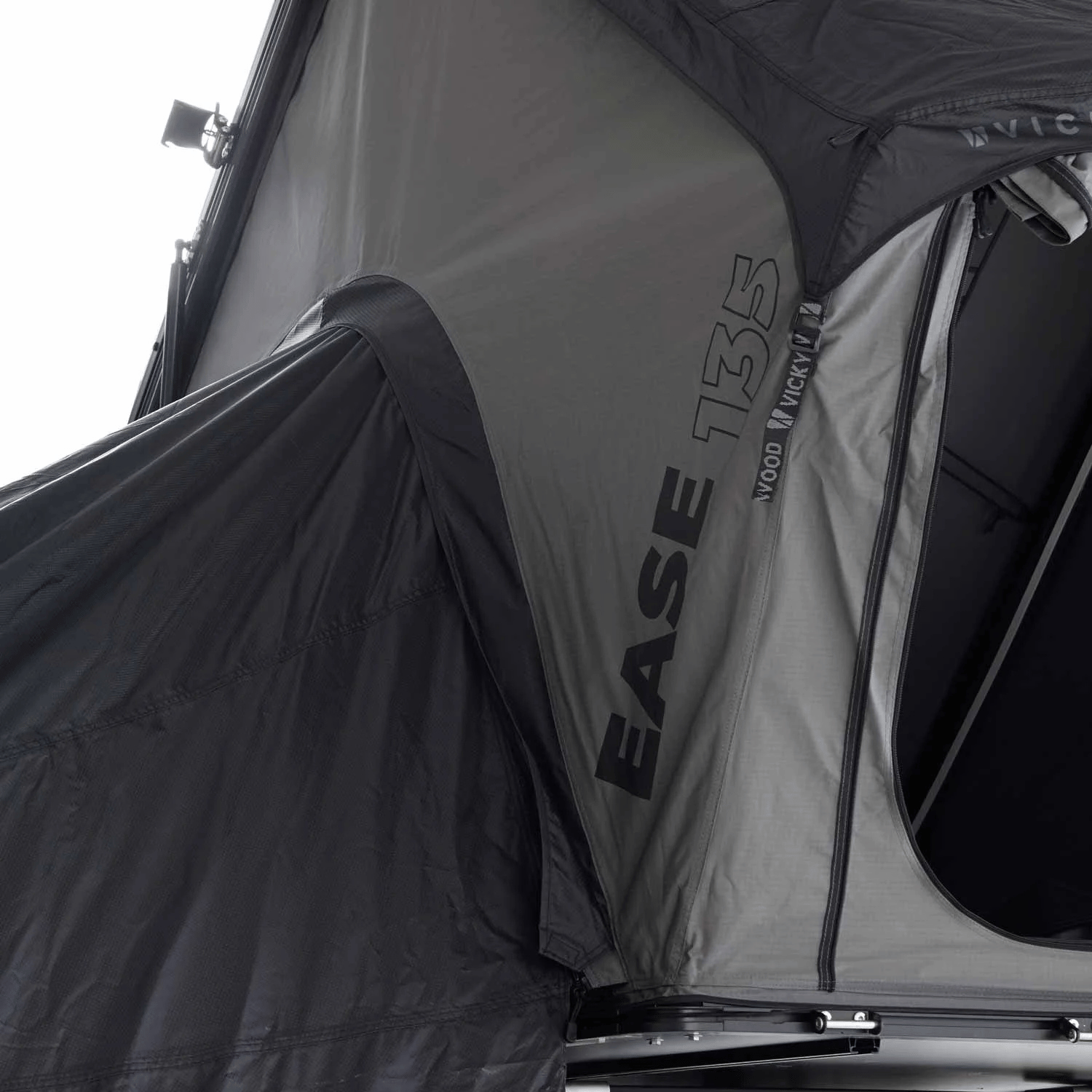 Rooftop tent awning Vickywood CUMARU EASE & Vickywood XP 135