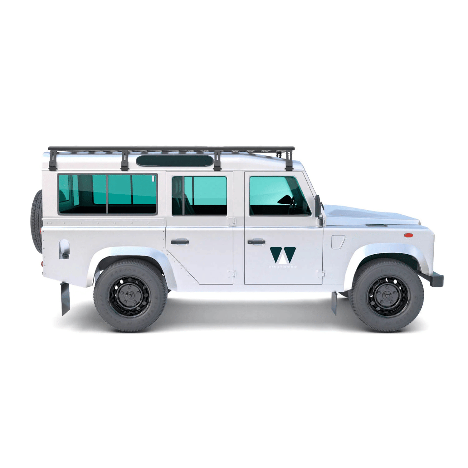 Galerie de toit pour Land Rover Defender 110 1983 – 2016 / 1434 × 2764 - Vickywood