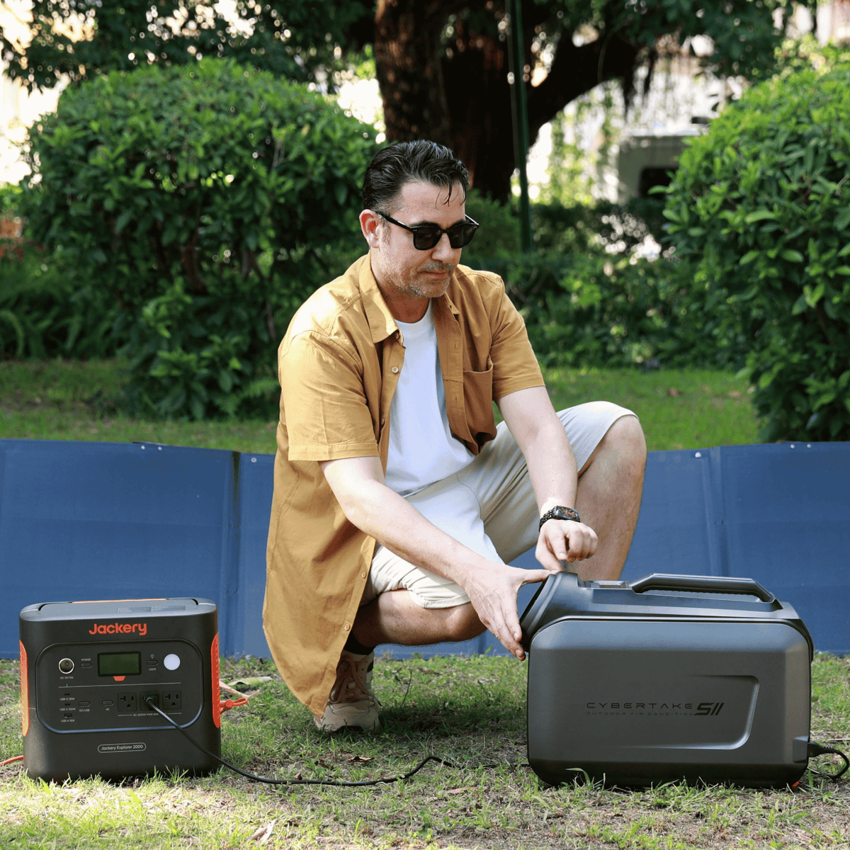 Complete Pack – CYBERTAKE S2 Pro: Air Conditioner & Electric Heating with Remote Control + Carrying Bag