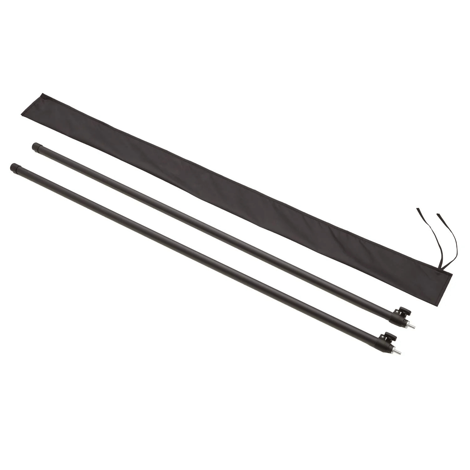 Sidewall set for 270° LEAF self-supporting gray awning - Vickywood