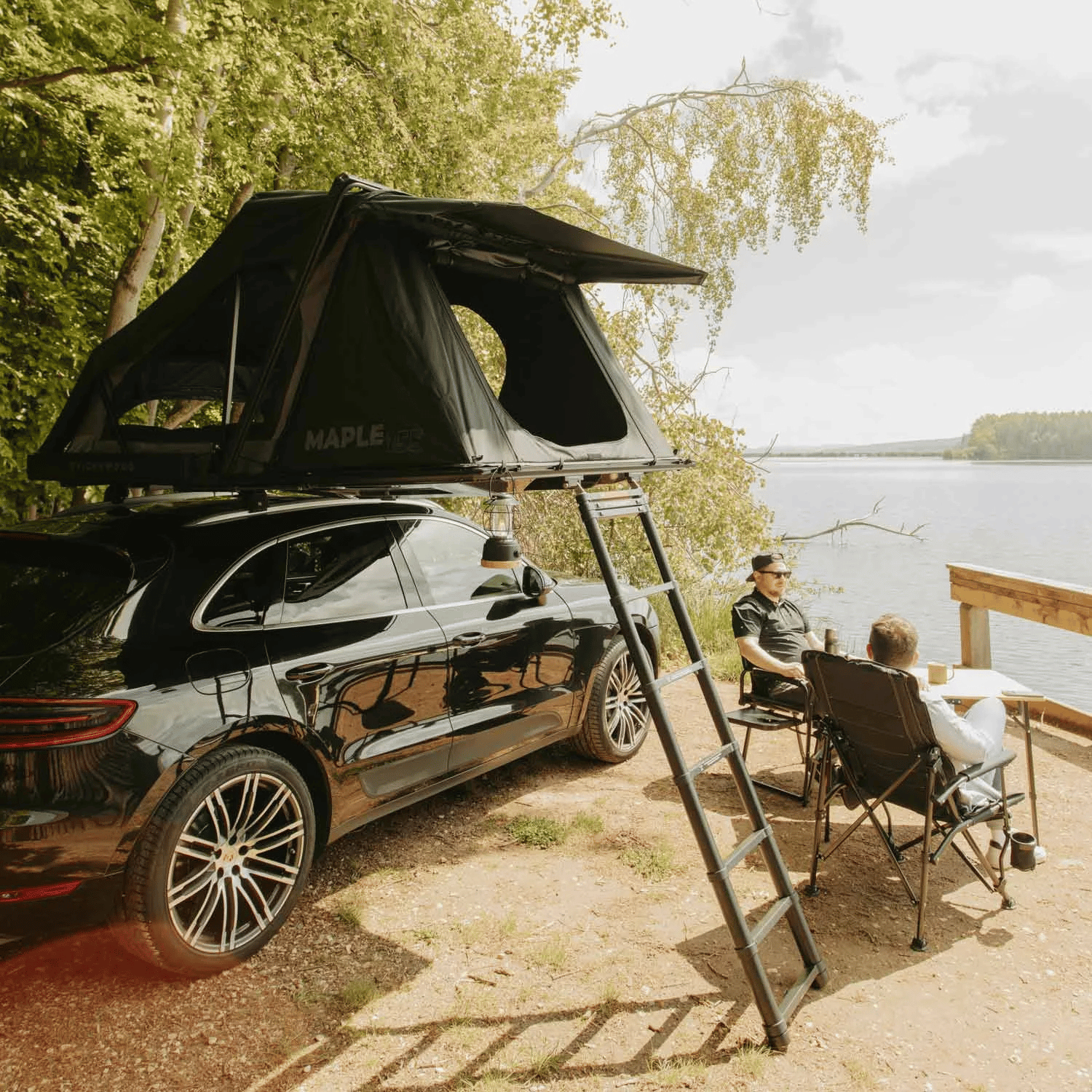 Roof tent Vickywood MAPLE 155 gray