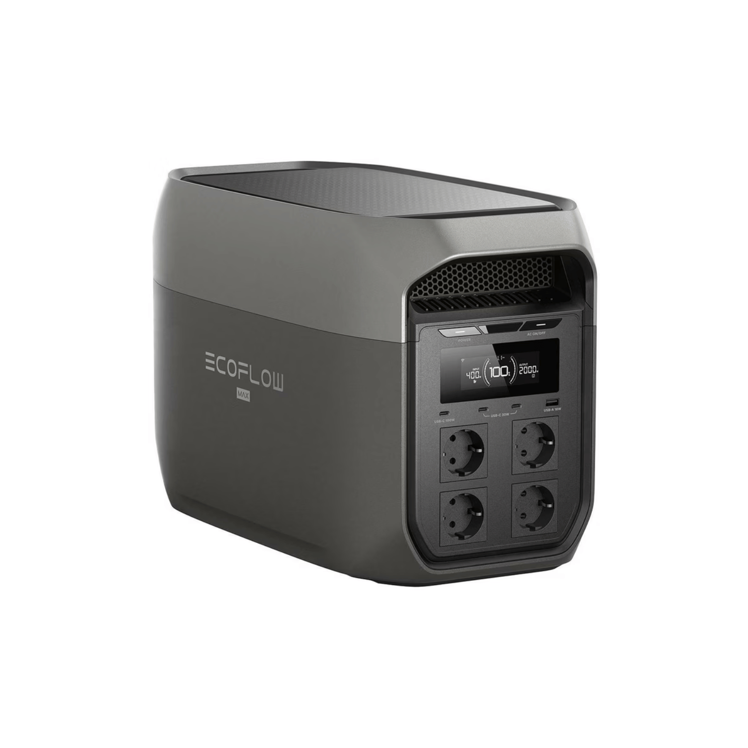 EcoFlow Delta 3 Max Plus 2.048 Wh Elektrostation - CH-Version