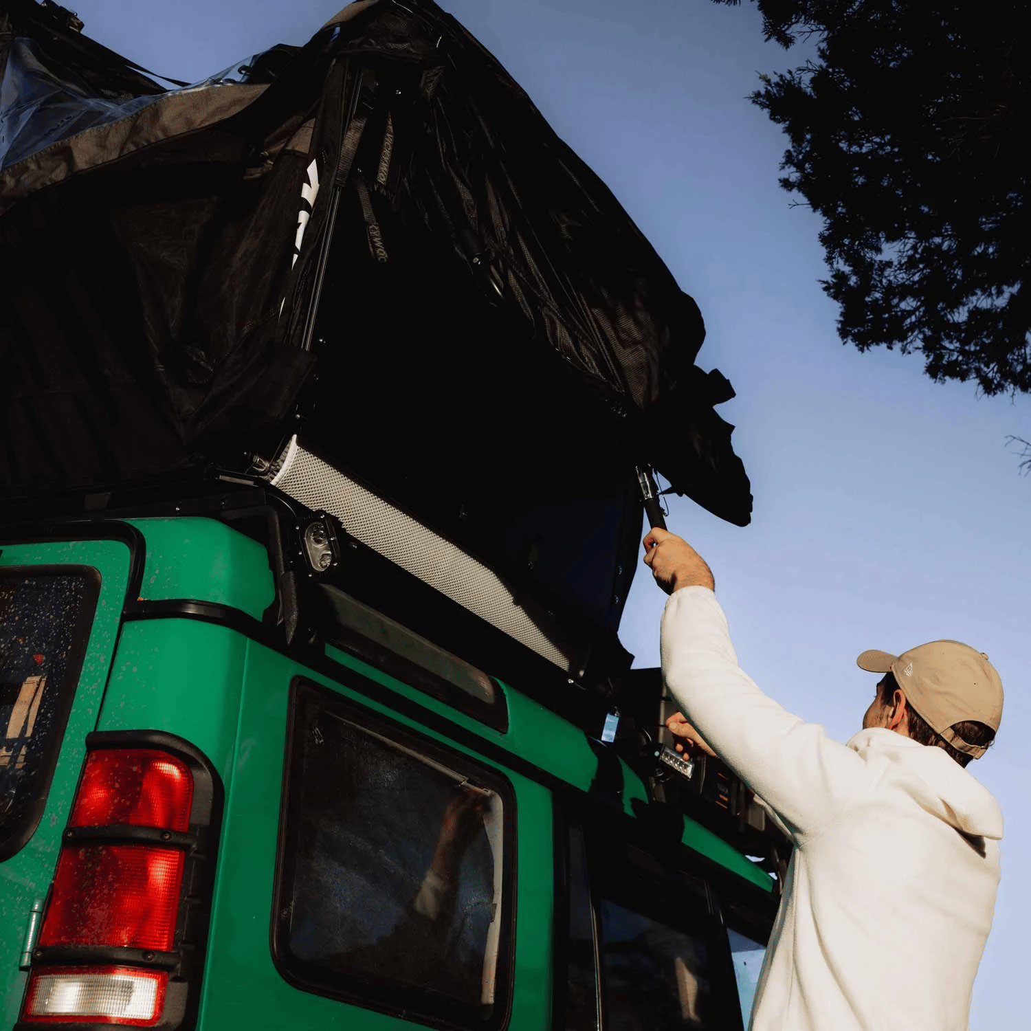 Tente de toit Vickywood TEAK 135