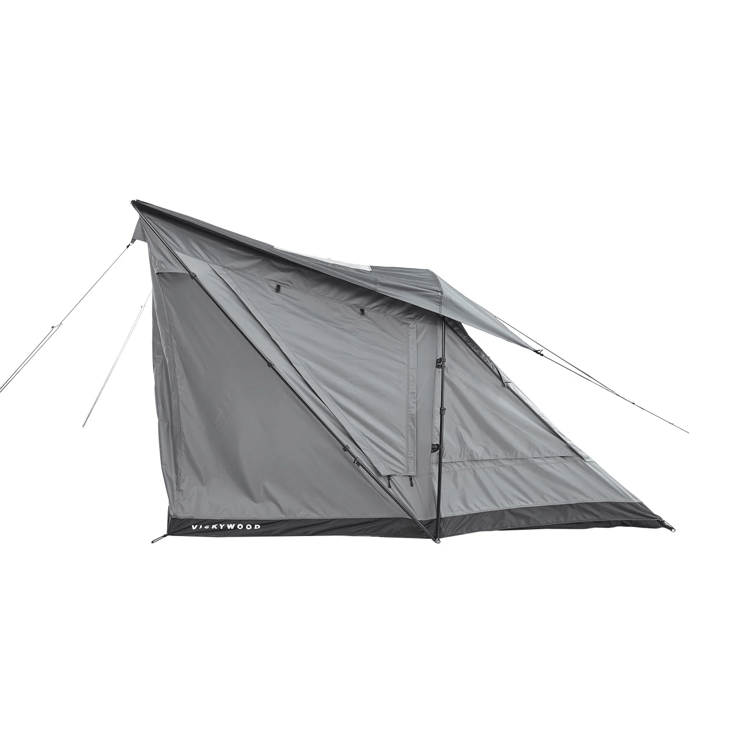 Self-supporting tent space for individual wall for side awning Vickywood