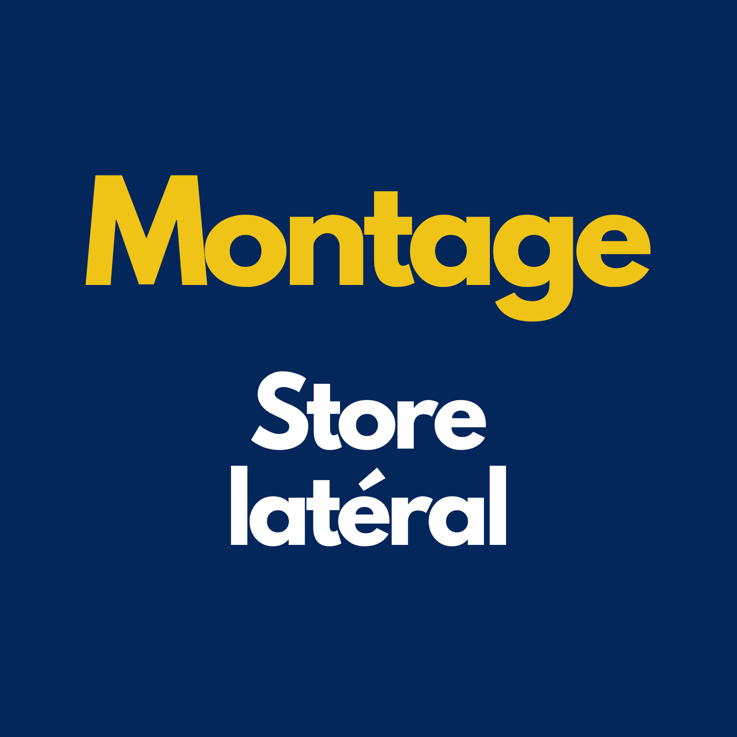 Montagepaket für Seitenrollo